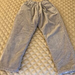 Bonpoint Gray Corduroy Kids Casual Bottoms